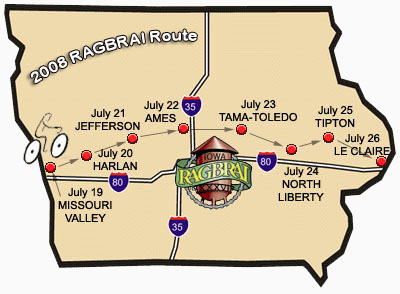 Ragbrai Route